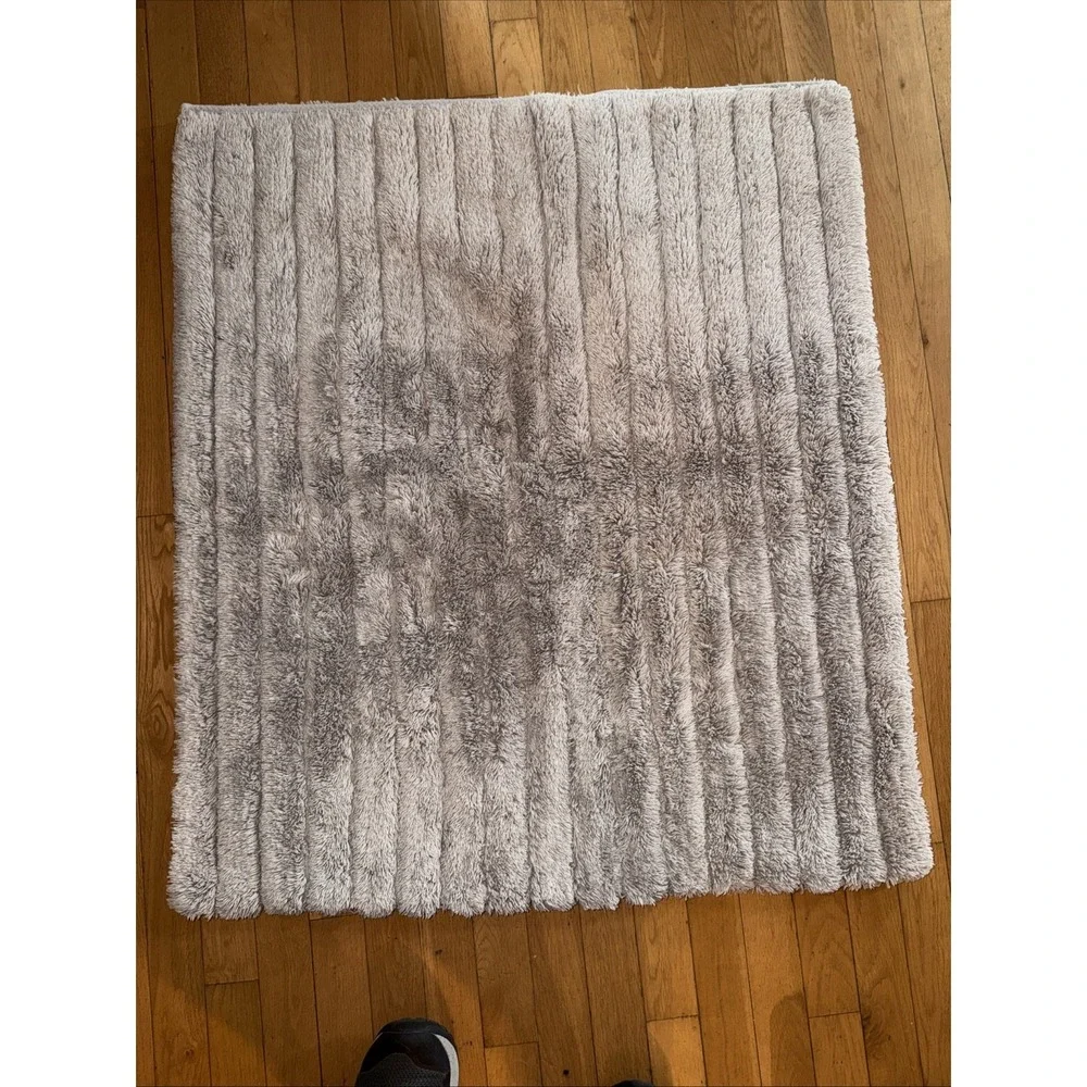 Restoration Hardware Ribbed 100% Cotton Bath Rug 30